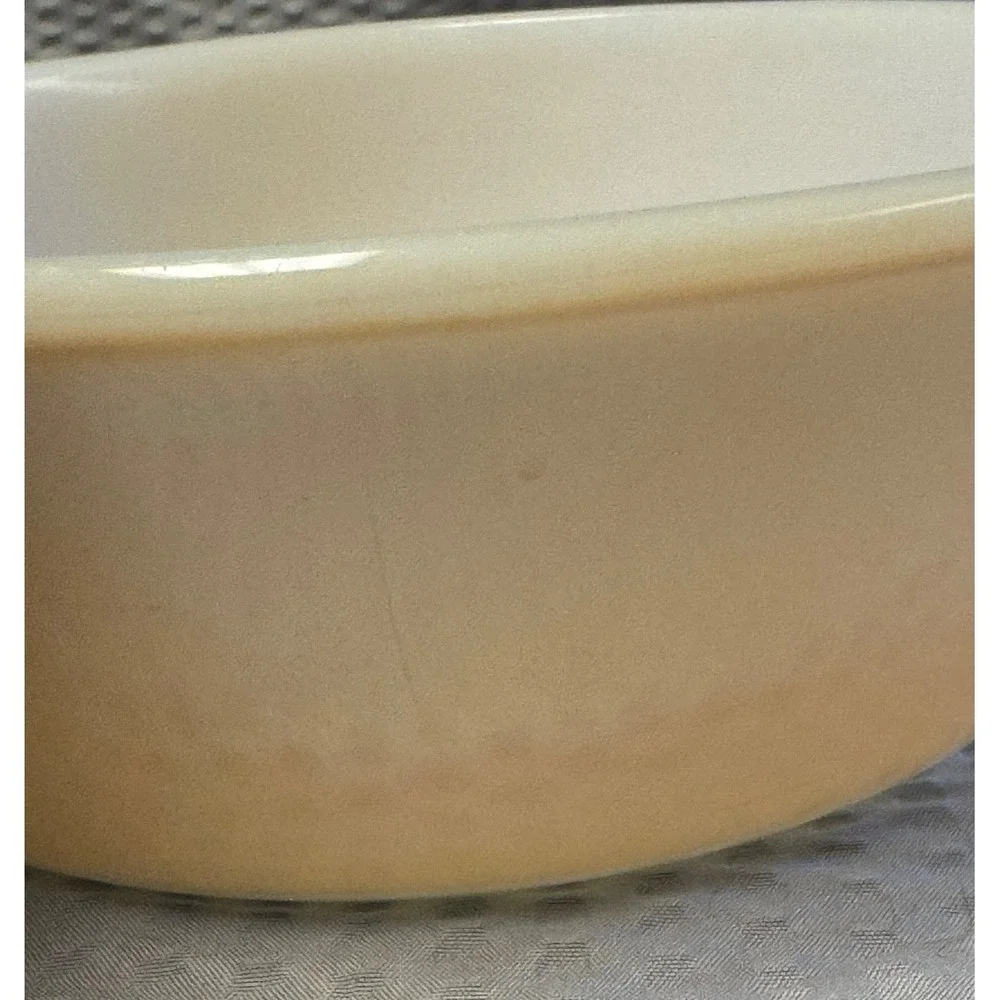 Vintage Anchor Hocking Fire King Peach Luster 1.5 Qt. #447 Casserole Dish‎ EUC
